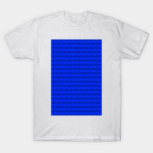 building brick blocks blue T-Shirt